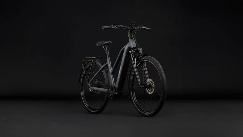 Cube Touring Hybrid Deluxe SLX 800 Wh E-Trekkingbike Trapeze 28" slabgrey´n´chrome