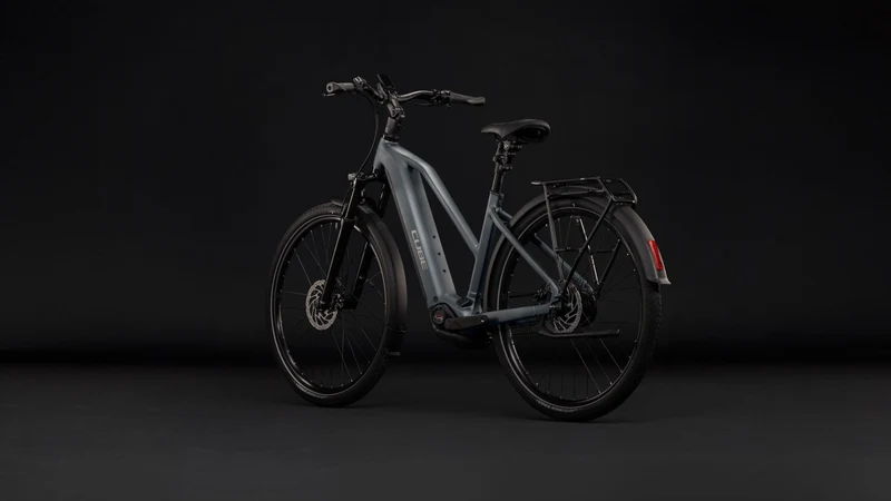 Cube Touring Hybrid Deluxe SLX 800 Wh E-Trekkingbike Trapeze 28" slabgrey´n´chrome