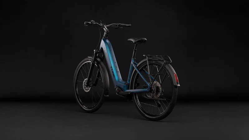 Cube Touring Hybrid Pro 800 Wh E-Trekkingbike Easy Entry 28" electricblue´n´prizm