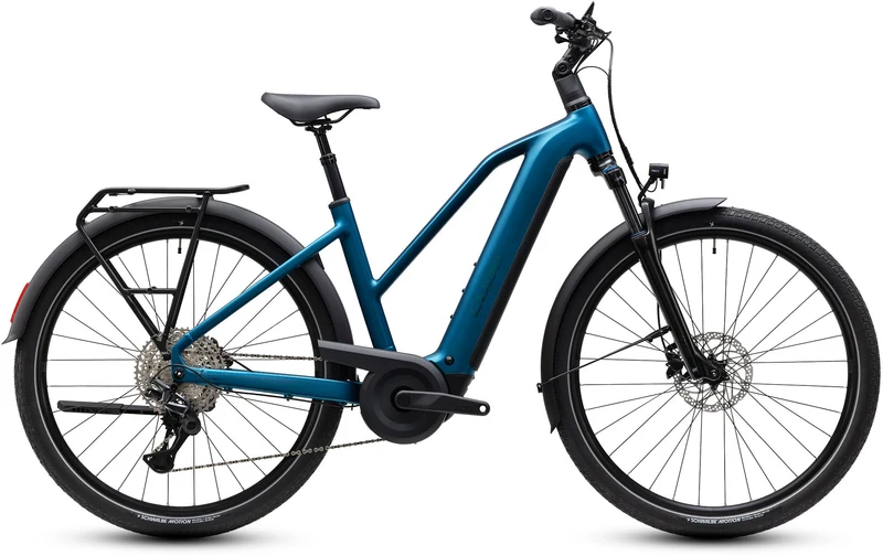 Cube Touring Hybrid Pro 800 Wh E-Trekkingbike Trapeze 28" electricblue´n´prizm