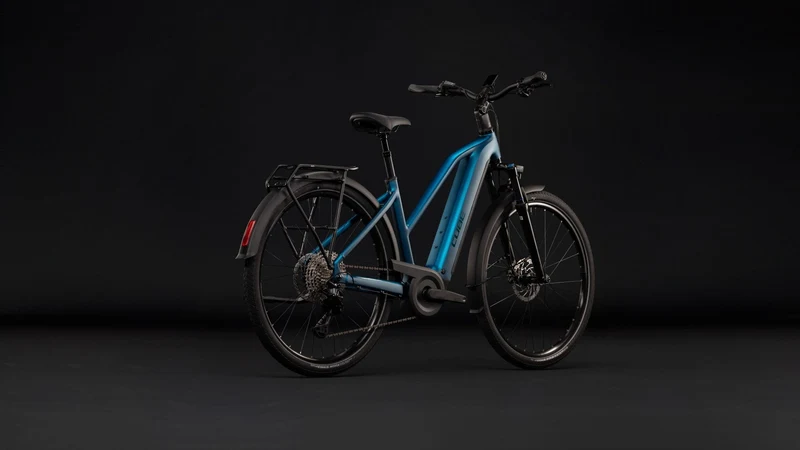 Cube Touring Hybrid Pro 800 Wh E-Trekkingbike Trapeze 28" electricblue´n´prizm