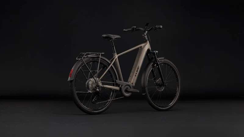 Cube Touring Hybrid Pro 800 Wh E-Trekkingbike Diamant 28" metallicumbra´n´black