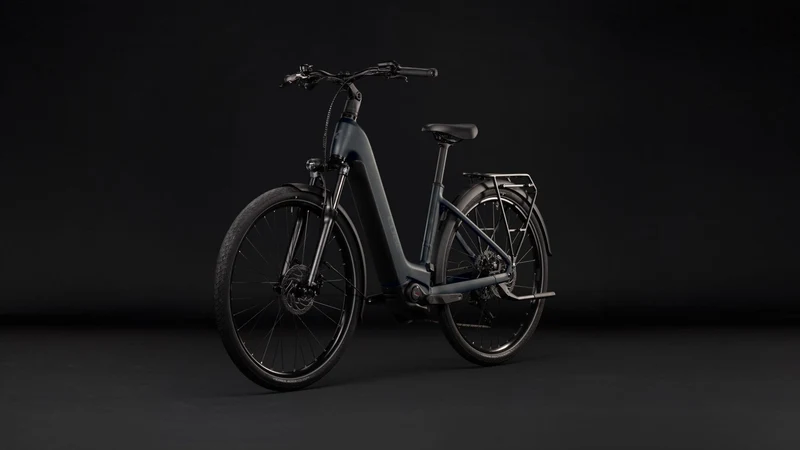 Cube Touring Hybrid ONE 600 Wh E-Trekkingbike Easy Entry 28" grey´n´coolgrey