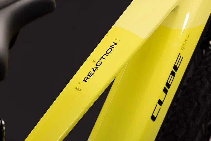 Cube Reaction Hybrid Race 800 Wh E-Bike Hardtail Diamant bananasplit´n´black
