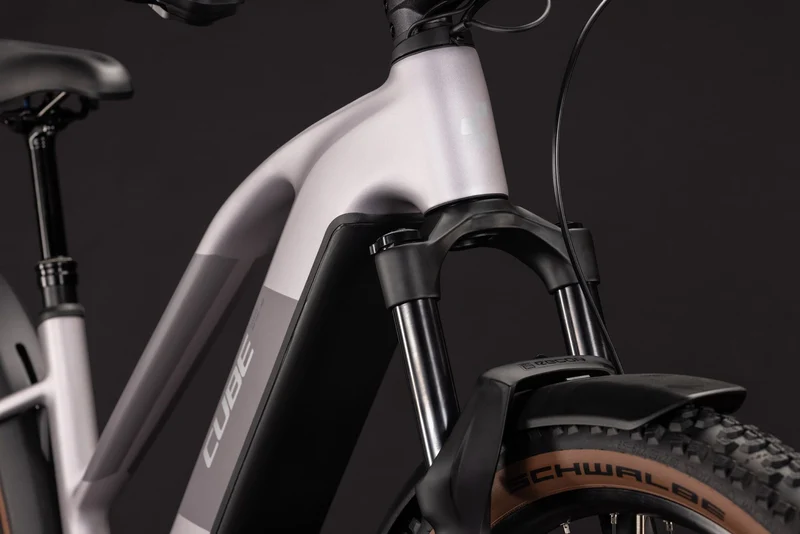 Cube Reaction Hybrid Pro 800 Wh FE E-Bike Hardtail Trapeze lilacbreeze´n´prizm