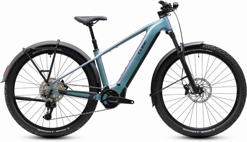Cube Reaction Hybrid Pro 800 Wh FE E-Bike Hardtail Diamant polarlight´n´black