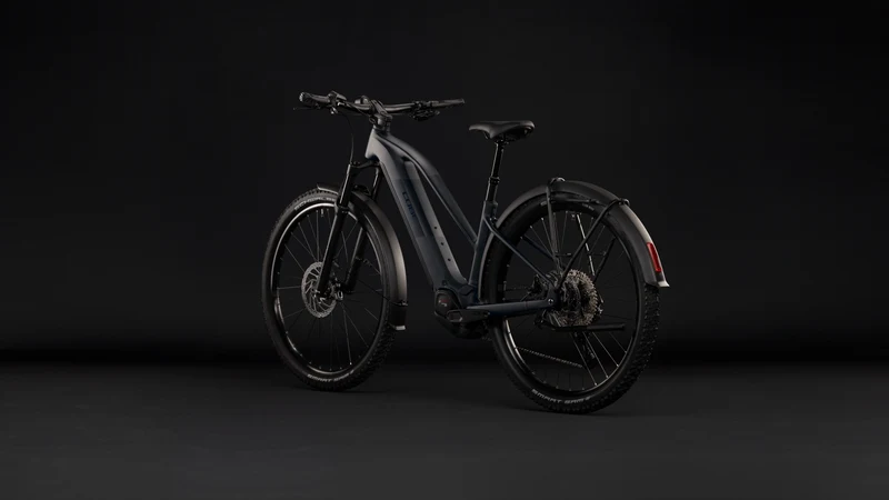 Cube Reaction Hybrid Pro 800 Wh FE E-Bike Hardtail Trapeze silverdust´n´prism