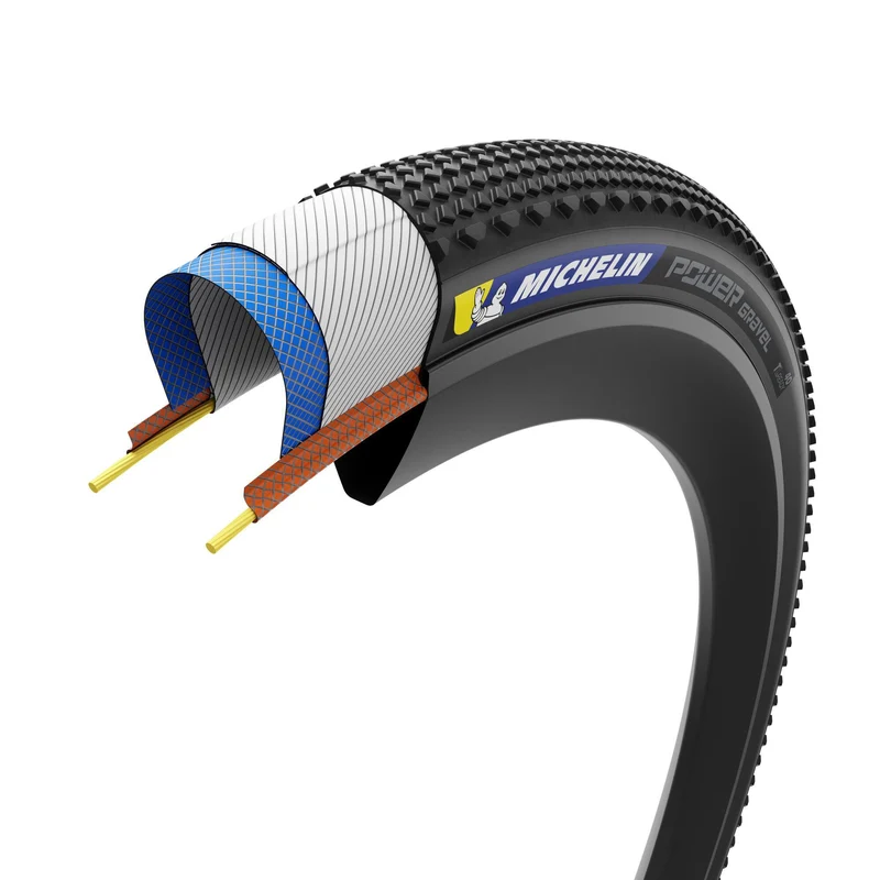 Reifen Michelin Power Gravel Competition Line Faltbar Schwarz