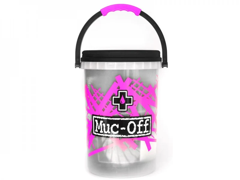 Muc-Off Bucket Kit Fahrrad-Reinigungsset mit Filth Filter - Professionelle Pflege im robusten Eimer