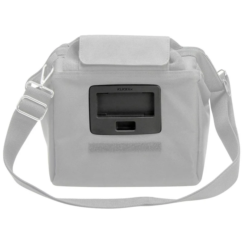 KLICKfix Lenkertasche Roomy twist silver Größe 24x22x13cm 4 ltr.