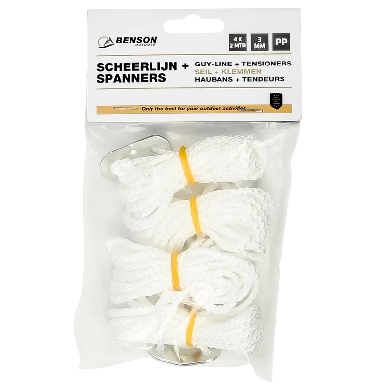 Abspannleine 4 mm x 2 m – Material Polypropylen, Durchmesser 4 mm