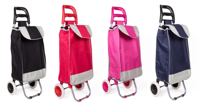 Einkaufstrolley 96 x 34 x 21 cm Fun Color – Inhalt 40 Liter, Maße 96 x 34 x 21 cm