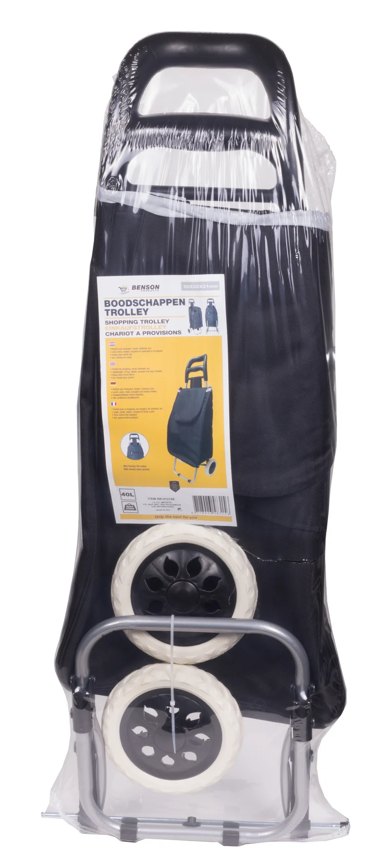 Einkaufstrolley 96 x 34 x 21 cm Fun Color – Inhalt 40 Liter, Maße 96 x 34 x 21 cm