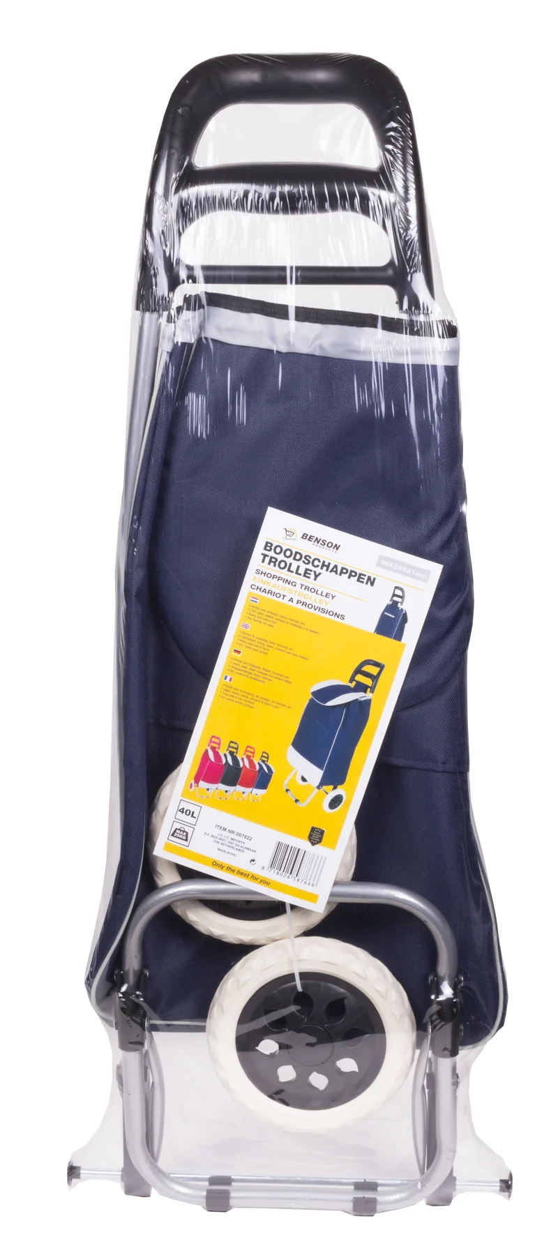 Einkaufstrolley 96 x 34 x 21 cm Fun Color – Inhalt 40 Liter, Maße 96 x 34 x 21 cm