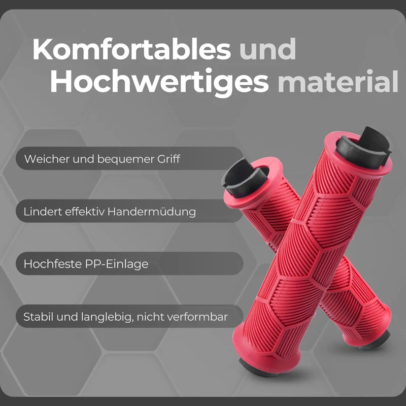 Fahrrad Lenkergriffe Doppelverschluss für 22,2mm Lenke