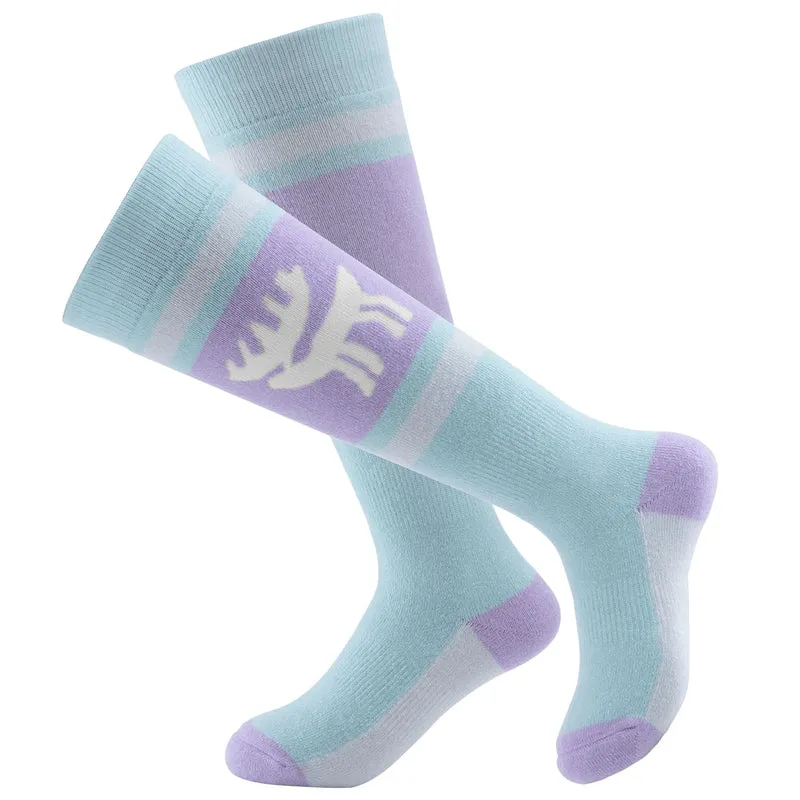 Qunature Jungen Skisocken Kinder Thermosocken