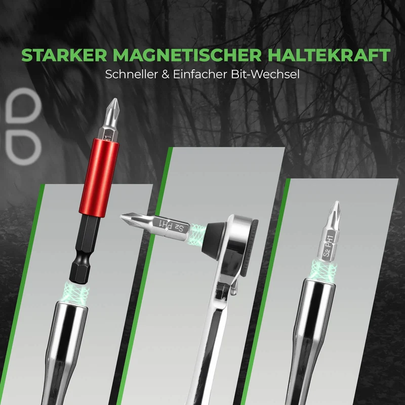 ROCKBROS Magnetisches Fahrradwerkzeugset mit Ratschenschlüssel