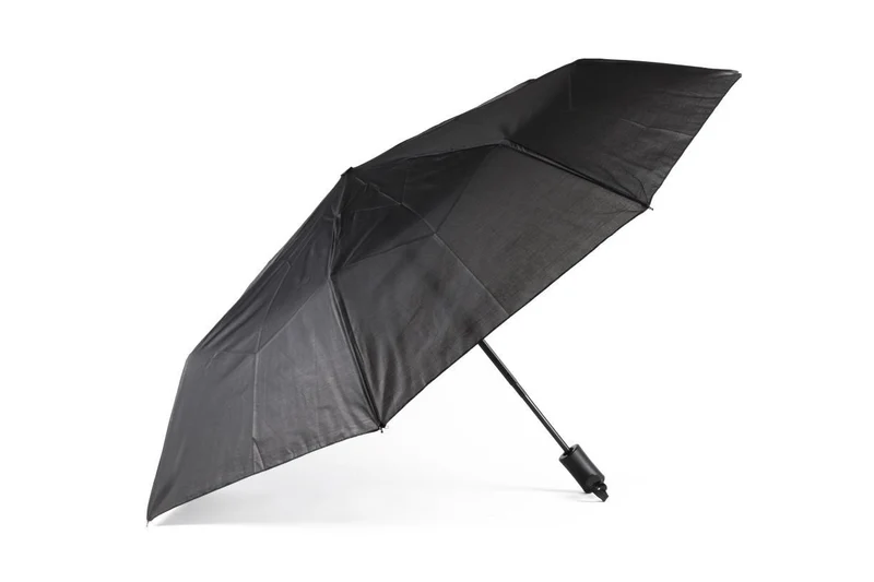 Impliva Regenschirm Mini schwarz automatisch – Durchmesser 95 cm, Farbe schwarz, 95 cm