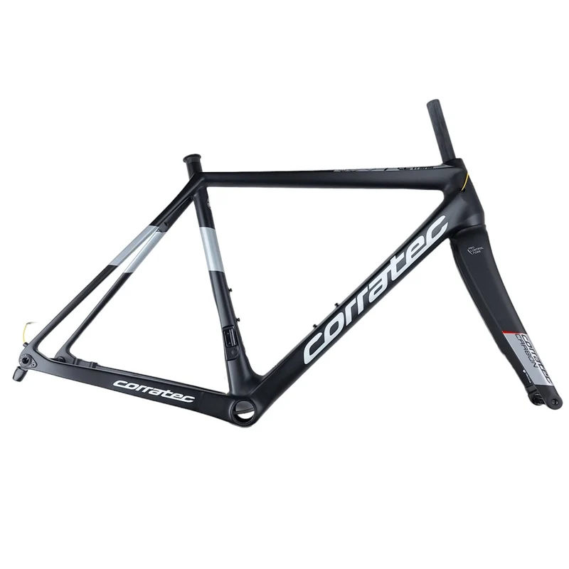 Corratec Rennrad Rahmen Carbon CCT Team PRO Disc schwarz (Größe 54 cm/M)
