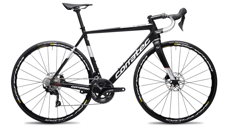 Corratec Rennrad Rahmen Carbon CCT Team PRO Disc schwarz (Größe 54 cm/M)
