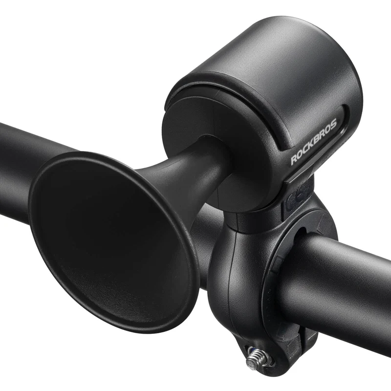 ROCKBROS Fahrradklingel Elektrisch 120dB Ton IPX5 Wasserschutz Smartphone Tracking