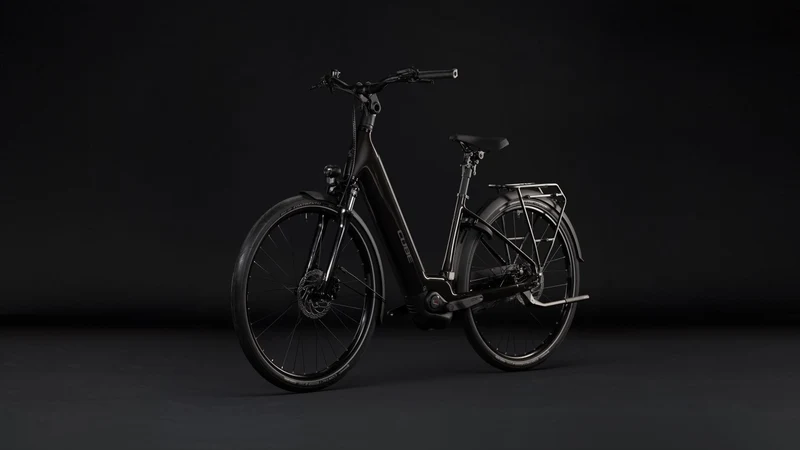 Cube Supreme Hybrid Comfort One 600 Wh E-Bike Easy Entry gunmetal´n´reflex