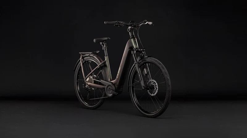 Cube Kathmandu Hybrid EXC 800 Wh E-Trekkingbike Easy Entry 28" stellar´n´chrome