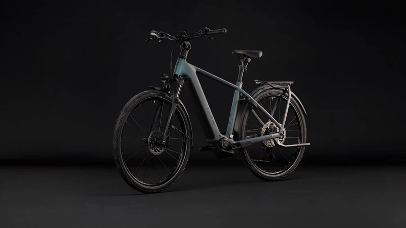 Cube Kathmandu Hybrid Pro 800 Wh E-Trekkingbike Diamant 28" smaragdgrey´n´black