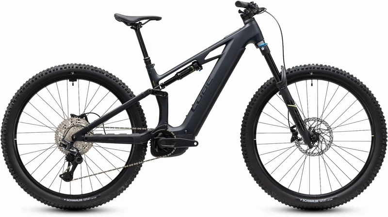 Cube Stereo Hybrid ONE44 HPC Race 800 Wh E-Bike Fully coal´n´green