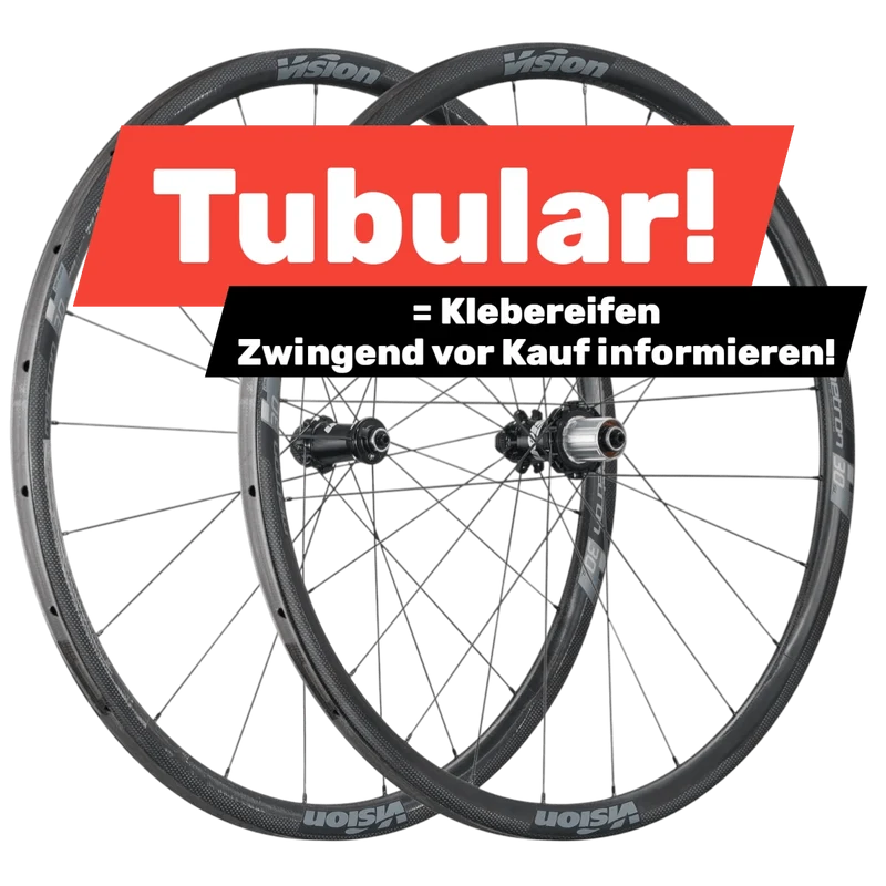 Vision Metron 30 SL Carbon Laufradsatz 28" | Disc | Tubular Schlauchreifen | Centerlock | Shimano HG