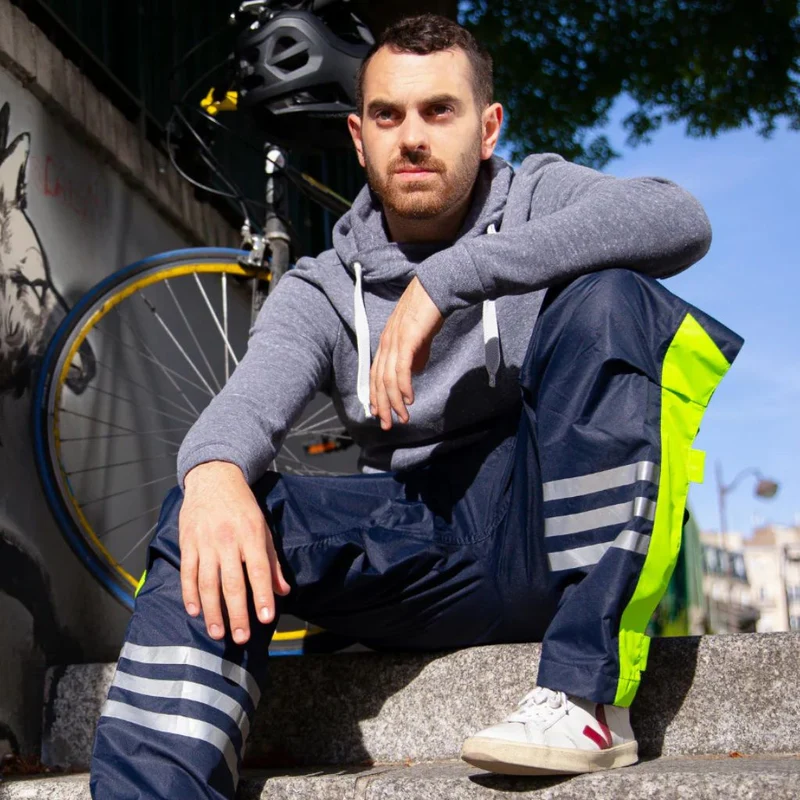 Pantalon de pluie Urban Circus Optimiste avec zip latéral intégral