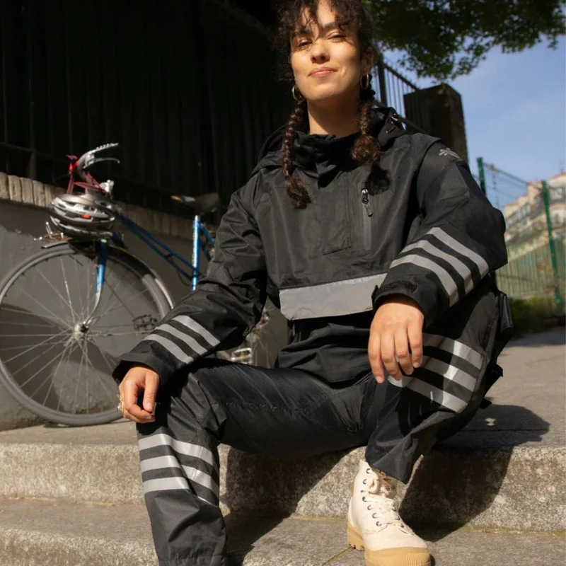 Pantalon de pluie Urban Circus Optimiste avec zip latéral intégral