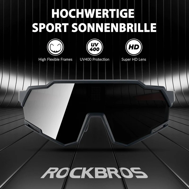 Smarte Radbrille mit Elektronischer Verdunkelung