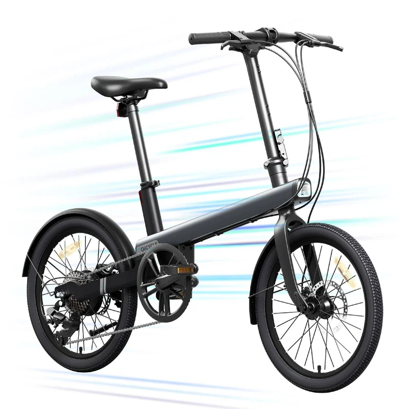 QiCYCLE E-Bike 20 Zoll klappbare Elektrofahrrad mit 8 Gangschaltung bis 25km/h für Jugendliche und Erwachsene