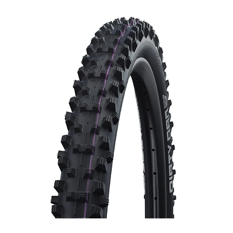 Reifen Schwalbe Dirty Dan HS417 Evolution Super Gravity Tubeless Addix Ultra Soft Faltbar Schwarz