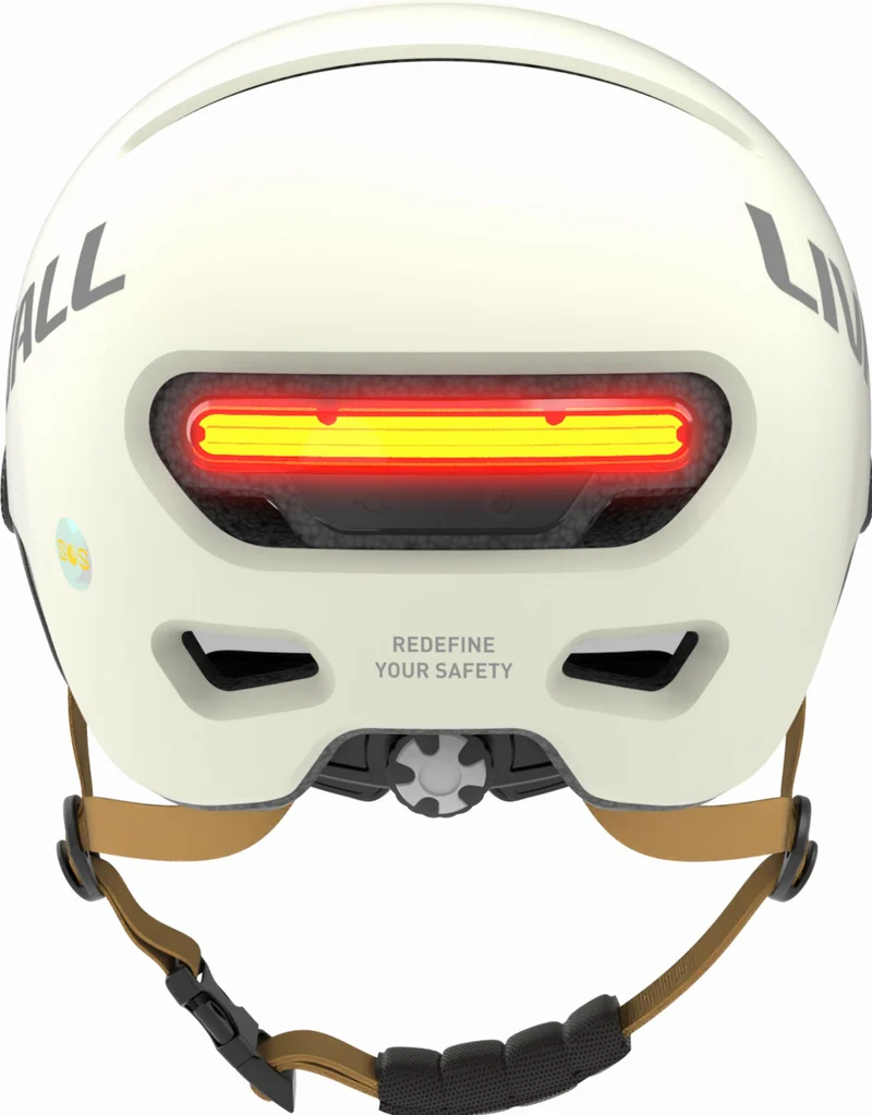 B-Ware - Livall L23 City Helm mit Visier weiß (Gebrauchtware)