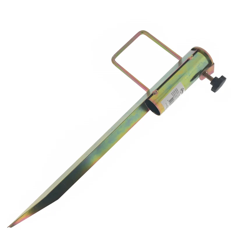 Sonnenschirmhalter Metall – Länge 455 mm, Dicke 1,2 mm, Innendurchmesser 34 mm, 455 mm