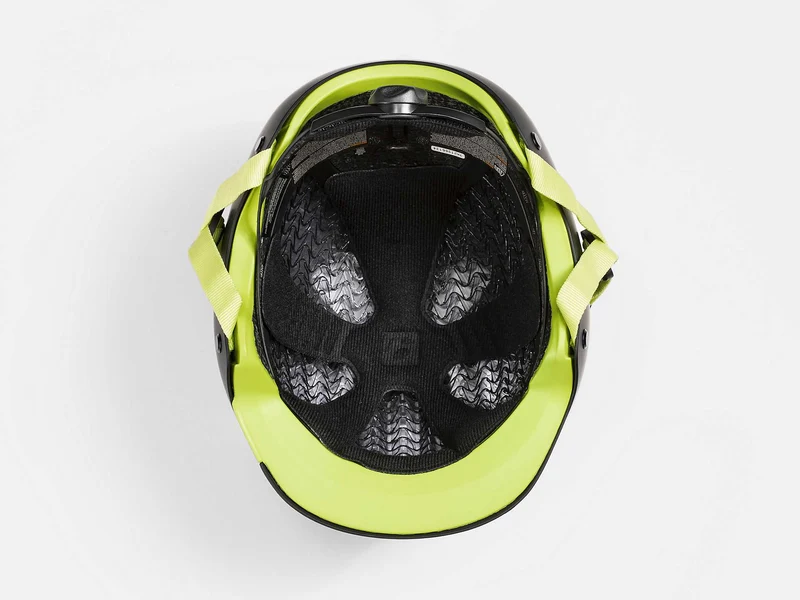 B-Ware - Bontrager Jet Wavecel Youth Helm black/volt 50-55 cm (Gebrauchtware)