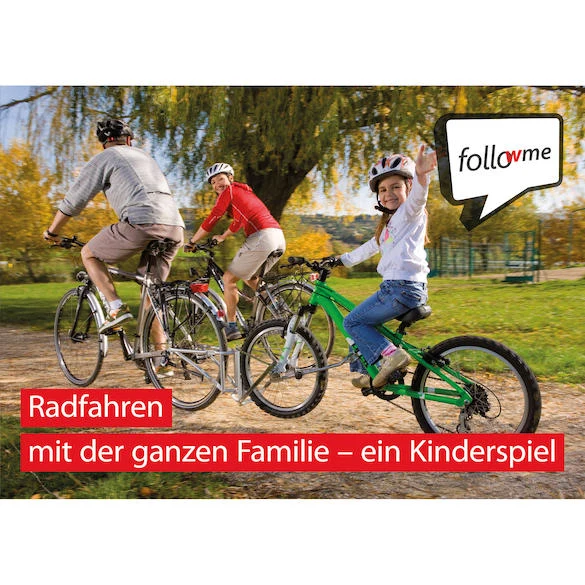 B-Ware - Followme Set, Vorrichtung zum Anhängen v.Kinderrädern (Gebrauchtware)