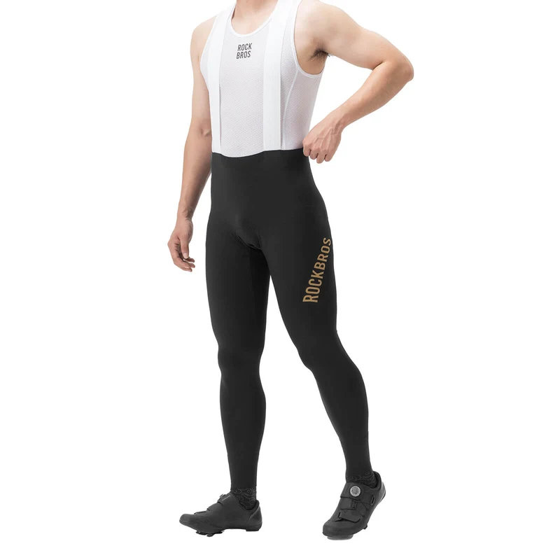ROCKBROS Herren Fahrrad Trägerhose Lang Gepolstert