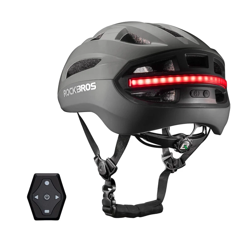 Fernsteuerbarer Smart Fahrradhelm mit Licht