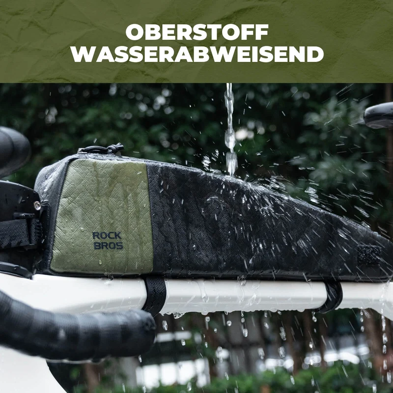 2-in-1 Oberrohrtasche Wasserabweisend mit Schultergurt 0,9L