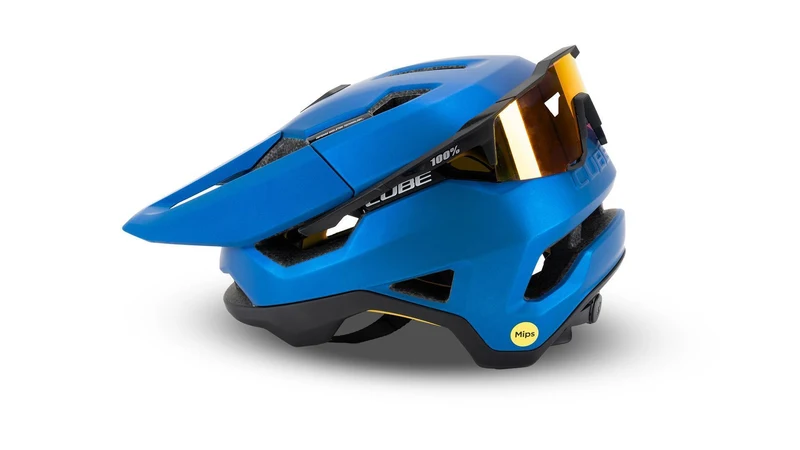 Cube Trooper X Actionteam Mips MTB-Helm blue´n´grey