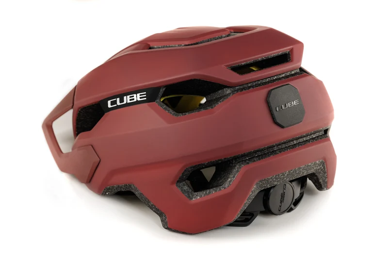 Cube Stray Mips MTB-Helm burgundy
