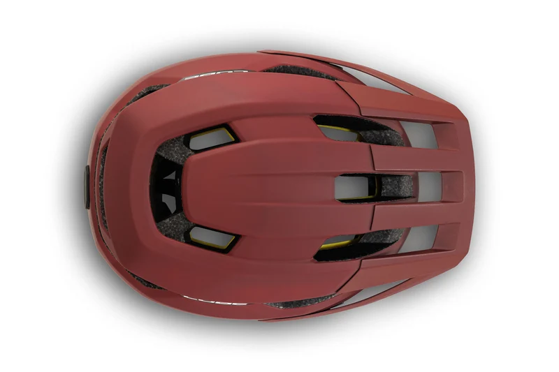 Cube Stray Mips MTB-Helm burgundy