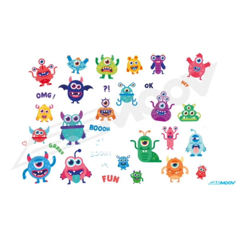 Stickers autocollants pour vélo enfant Bemoov