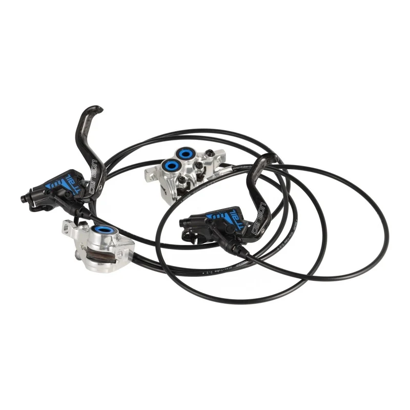 Magura MT Trail SL Carbon Scheibenbremsen-Set | vorne & hinten | 1-Finger HC Hebel | schwarz/blau | inkl. Beläge