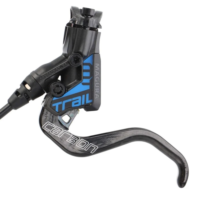 Magura MT Trail SL Carbon Scheibenbremsen-Set | vorne & hinten | 1-Finger HC Hebel | schwarz/blau | inkl. Beläge