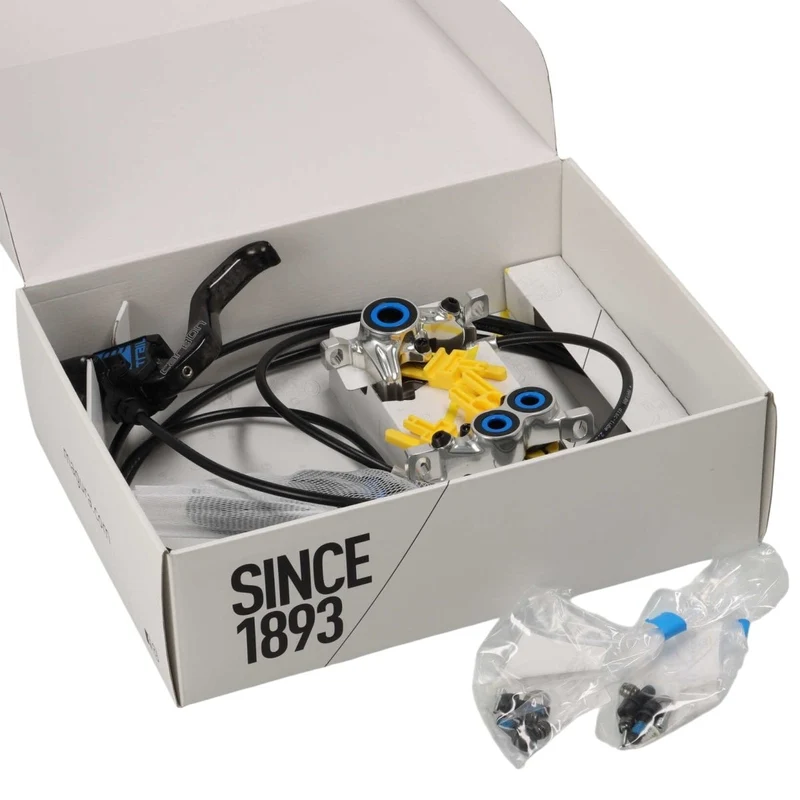 Magura MT Trail SL Carbon Scheibenbremsen-Set | vorne & hinten | 1-Finger HC Hebel | schwarz/blau | inkl. Beläge