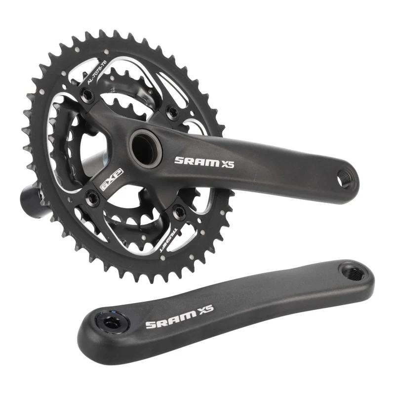 SRAM X5 GXP Kurbelgarnitur 175 mm | 3x9-fach | 22/32/44 Zähne | schwarz